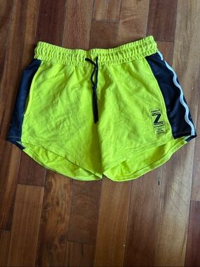 Zumba Fitness Neon Yellow Shorts